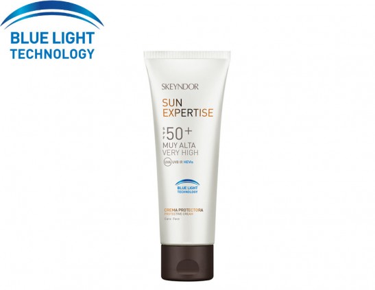 Protective sun cream SPF50+ - with blue light technology